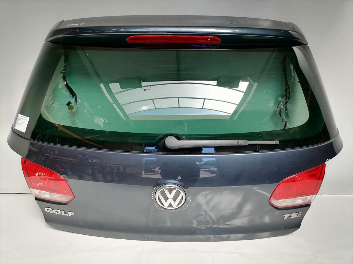 VW Golf 6 original Heckklappe mit Heckscheibe LC5F Bluegraphit Flie&szlig;heck Bj.2012